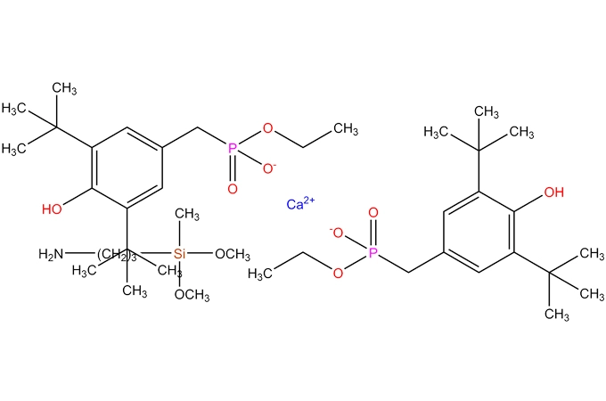 Canxi diethyl BIS [[3,5-bis(1,1-dimethylethyl)-4-hydroxyphenyl] Methyl] phosphonate]