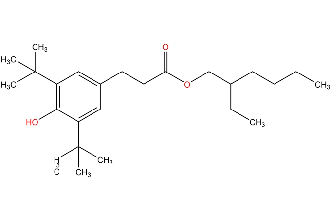 Benzenepropanoic acid, 3,5-bis(1,1-dimethylethyl)-4-hydroxy-, 2-ethylhexyl Ester