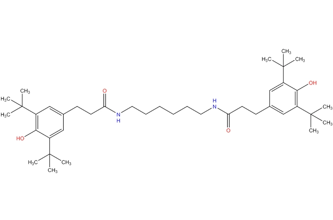 N,N'-Hexane-1,-6-dihylbis(3-(3,5-di-tert-butyl-4-hydroxyphenylpropionamide))