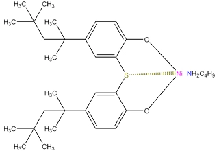 [2,2 '-thiobis (4-t-octylphenolato)]-n-butylamine Niken