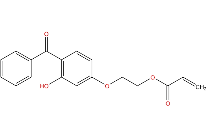 2-(4-benzoyl-3-hydroxyphenoxy) Ethyl Acrylate; 2-hydroxy-4-(benzo) Benzophenone