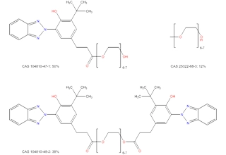 Hỗn hợp. α-[3-[3-(2h-benzotriazol-2-yl)-5-(1,1-dimethylethyl)-4hydroxyphenyl]-1-oxopropyl]-ω-hydroxypoly(oxo-1,2-ethanediyl)