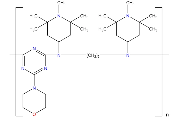1,6-hexanediamine, N,N'-BIS (2,2,6,6-tetramethyl- 4-piperidinyl)-, polyme với morpholine-2,4,6-trichloro -1,3,5-triazine