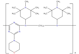 1,6-hexanediamine, N,N'-BIS (2,2,6,6-tetramethyl- 4-piperidinyl)-, polyme với morpholine-2,4,6-trichloro -1,3,5-triazine