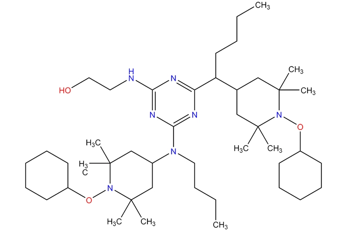 Sản phẩm phản ứng 2-aminoethanol với cyclohexane và peroxidized N-butyl-2,2,6,6-tetramethyl-4-piperidinamine-2,4,6-trichloro-1,3,5-triazine sản phẩm phản ứng