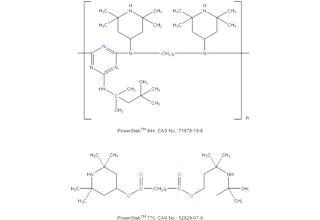 BIS (2,2,6,6,-tetramethyl-4-piperidinyl) decanedioate và n, N'-BIS (2,2, 6,6-tetramethyl-4-piperidinyl)-1,6-hexanediamine, Polymer với 2,4,6-trichloro-1,3,5-triazine và 2,4,4- trimethyl-1,2-pentanamine