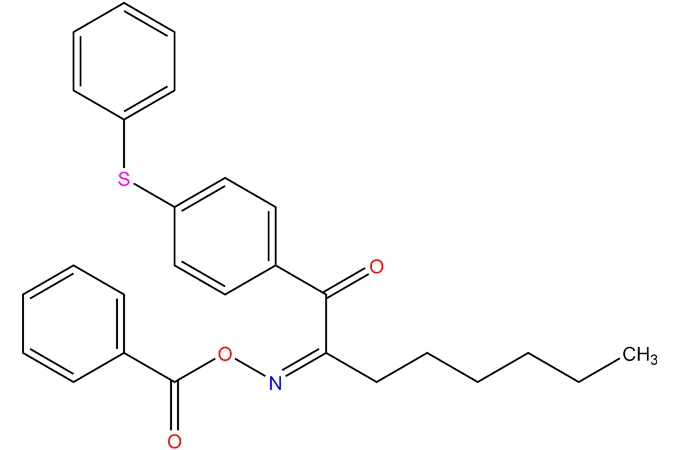 1-[4-(phenylthio) phenyl]-1,2-octanedione 2-(o-benzoyloxime)