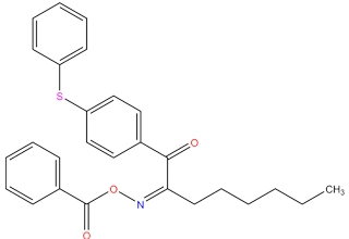 1-[4-(phenylthio) phenyl]-1,2-octanedione 2-(o-benzoyloxime)
