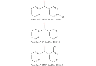 4-methylbenzophenone và benzophenone và 2-methylbenzophenone