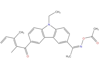 [1-[9-ethyl-6-(2-methylbenzoyl)carbazol-3-yl]ethylideneamino] Acetate