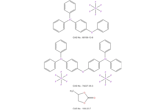 Diphenyl(4-phenylthio)phenylsufonium hexafluorophosphate BIS (4-(diphenylsulfonio)phenyl) Sulfide BIS (hexafluorophosphate) Propylene Carbonate