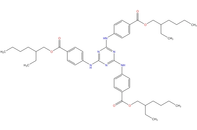 Tris(2-ethylhexyl)-4,4 ',4 ''-(1,3,5-triazine-2,4,6-triyltriimino)tribenzoate