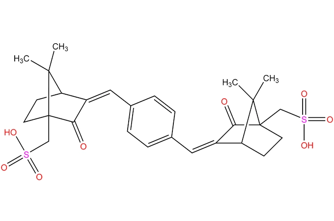 Terephthalylidene axit dicamphor sulfonic