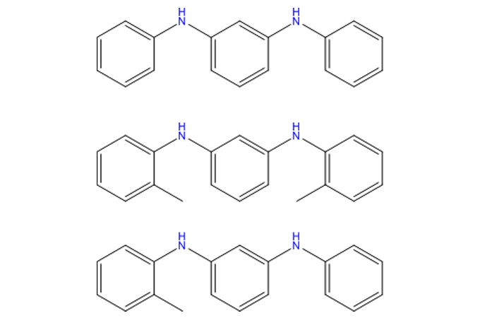 Hỗn hợp của diaryl-p-phenylenediamines (dtpd)